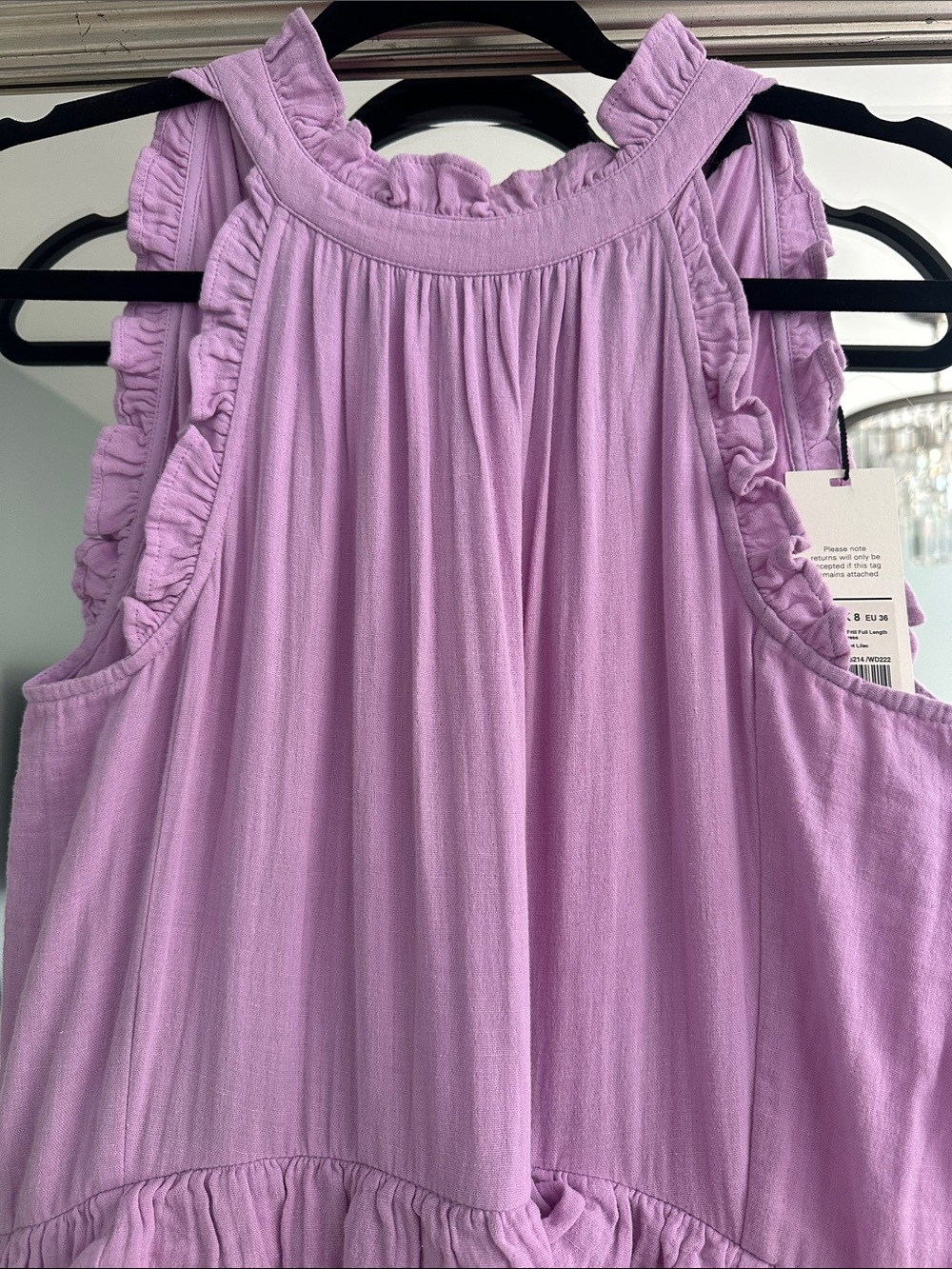 Me and Em lavender gauze maxi dress - Picture 4 of 5